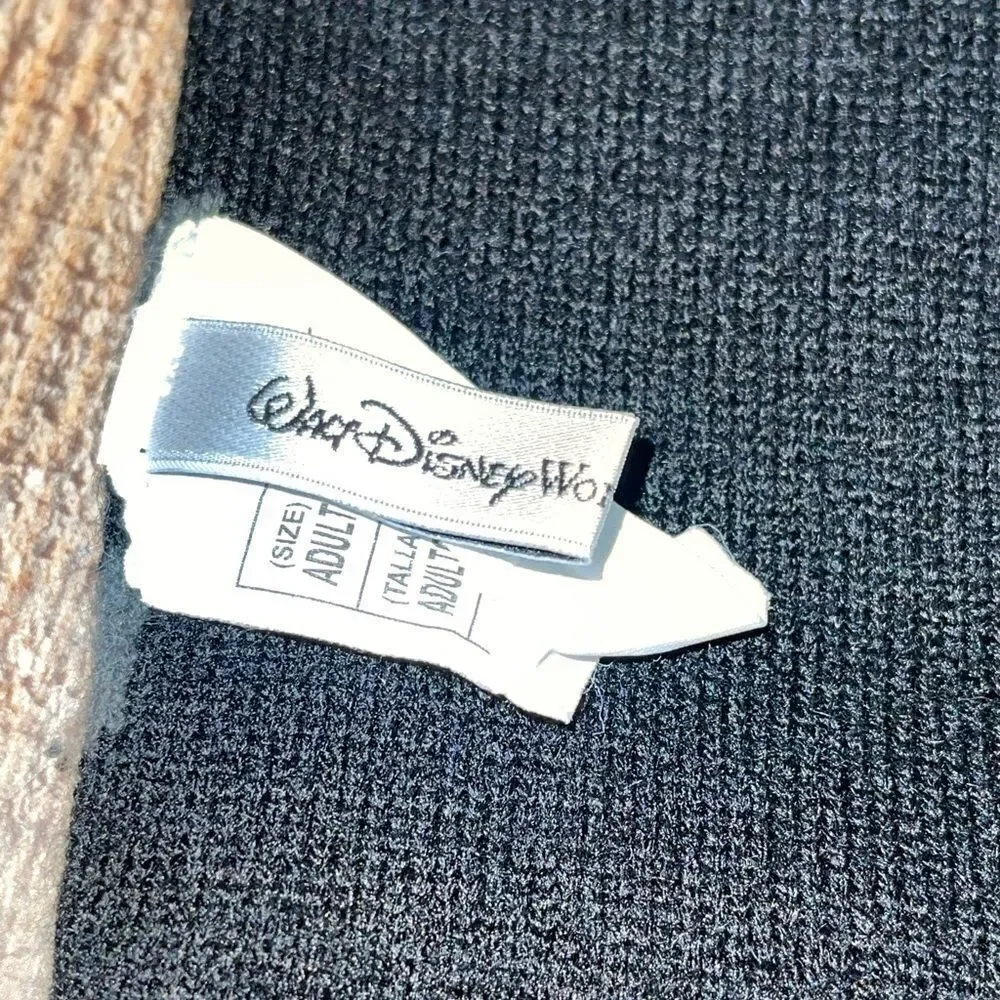 Mickey Mouse Long Scarf black grey stripe walt Disney